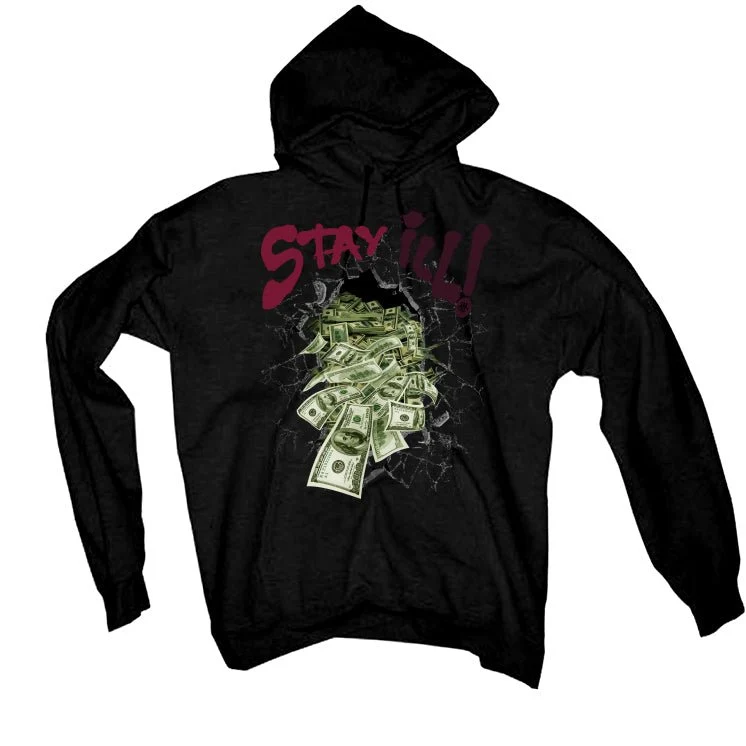 A Ma Maniére x Air Jordan 12 “Black” | illcurrency Black T-Shirt (Stay ill) - Image 3