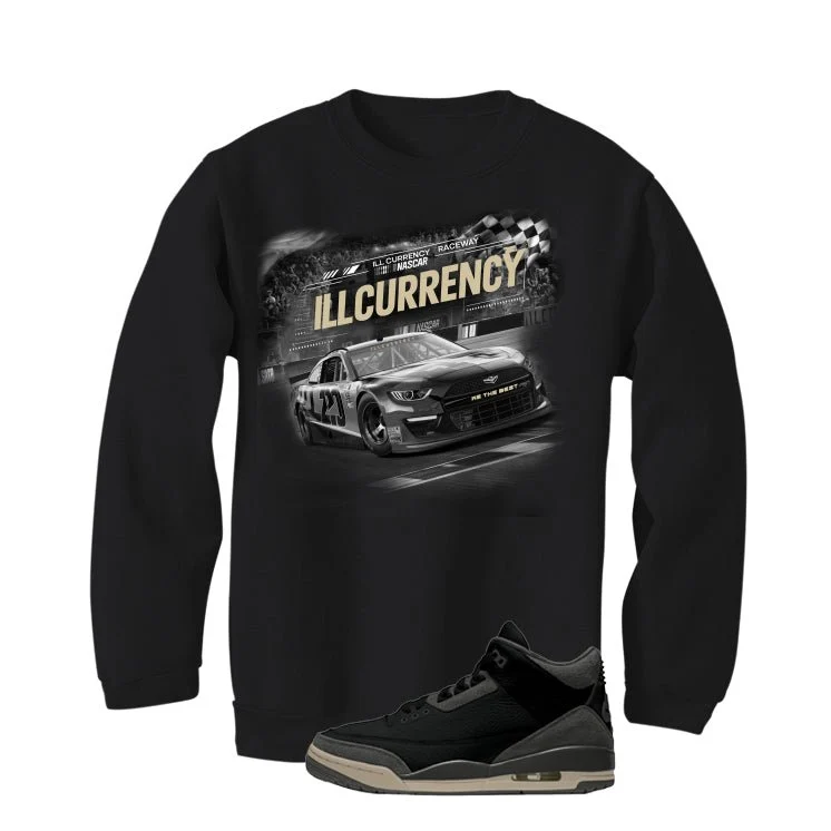 A Ma Maniere x Air Jordan 3 Black Black T-Shirt (Illcurrency Raceway remix)| illcurrency - Image 4