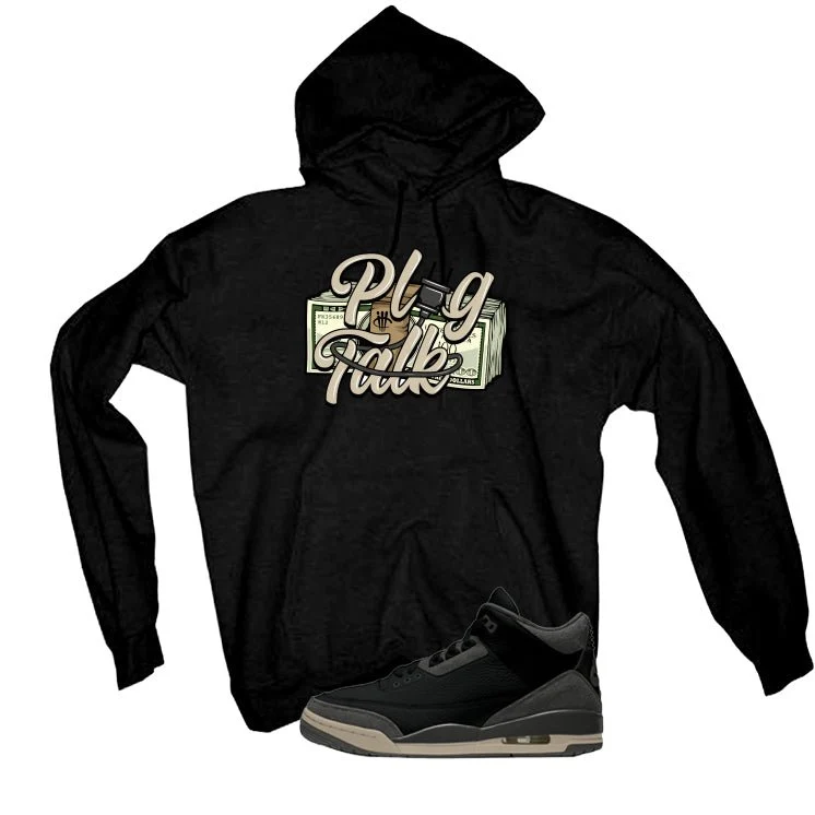 A Ma Maniere x Air Jordan 3 Black Black T-Shirt (PLUG TALK)| illcurrency - Image 3
