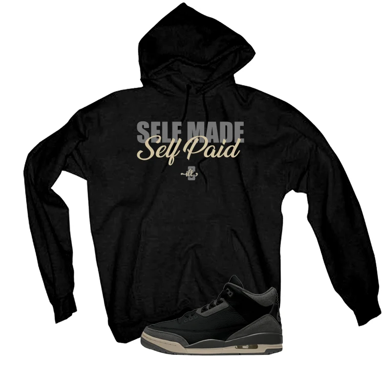 A Ma Maniere x Air Jordan 3 Black Black T-Shirt (Self Made Self Paid)| illcurrency - Image 3