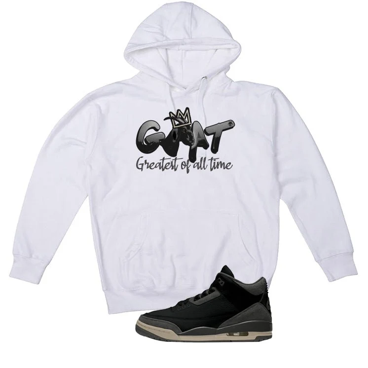 A Ma Maniere x Air Jordan 3 Black White T-Shirt (Goat)| illcurrency - Image 3