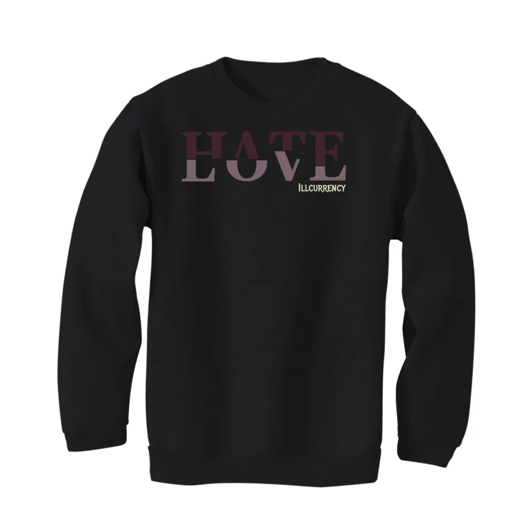 A Ma Maniere x Air Jordan 4 SP "Violet Ore" Black T-Shirt (Hate Love) - Image 4