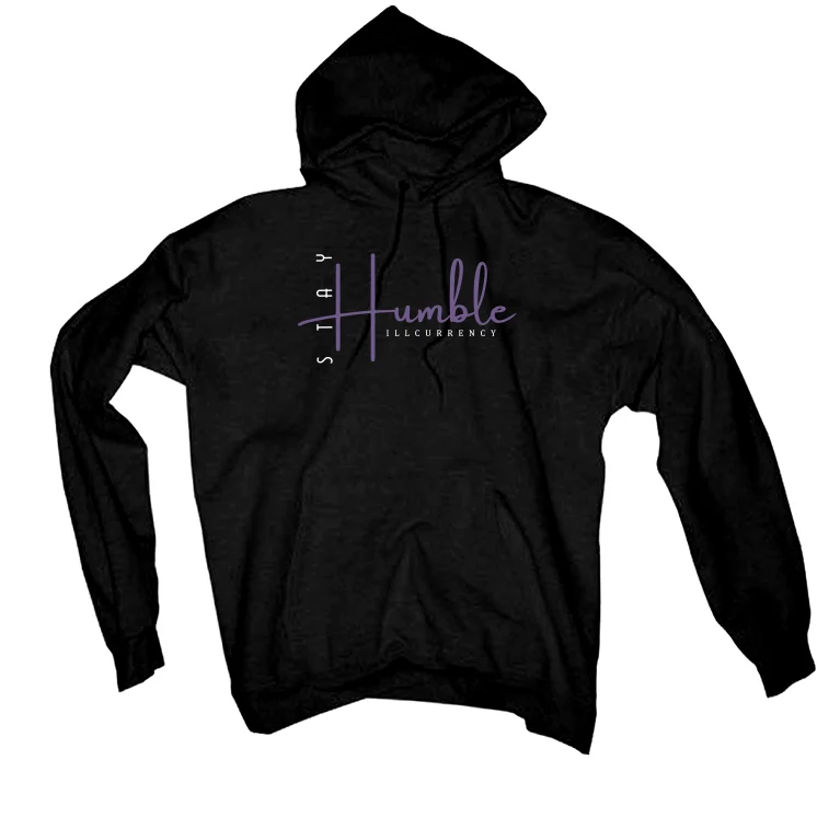 A Ma Maniere x Air Jordan 4 SP "Violet Ore" Black T-Shirt (Stay Humble) - Image 3