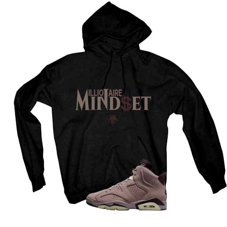 A Ma Maniere x Air Jordan 6 Built for This Matching T-Shirt, Sweatshirts & Hoodies Black T-Shirt (Millionaire Mindset)| illcurrency - Image 3