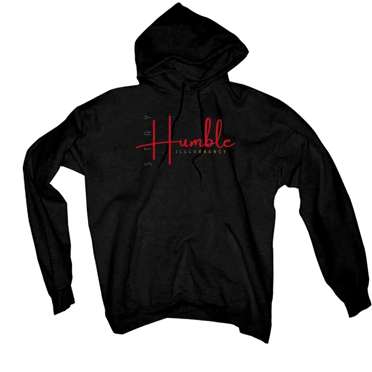 Adidas Yeezy Boost 700 “Hi-Res Red” | illcurrency Black T-Shirt (Stay Humble) - Image 3