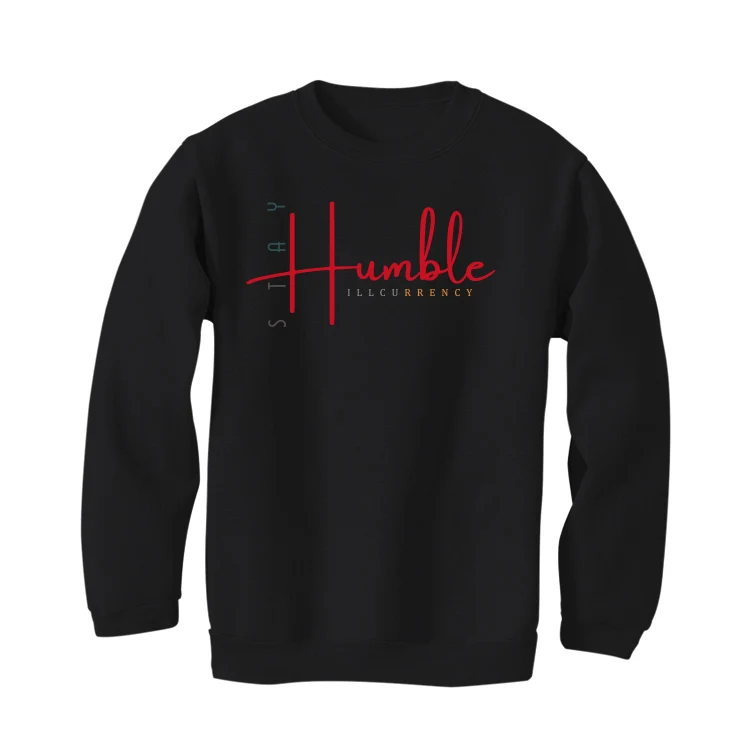 Adidas Yeezy Boost 700 “Hi-Res Red” | illcurrency Black T-Shirt (Stay Humble) - Image 4