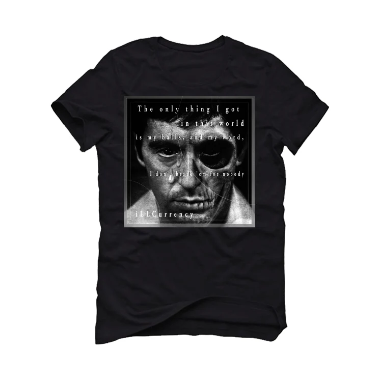 Air Jordan 1 High 85 Black White - Black T-Shirt (ONLY THING I GOT) - Image 2
