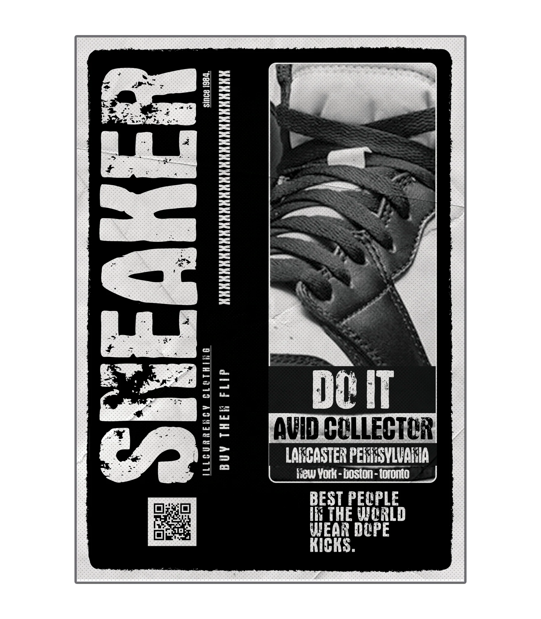 Air Jordan 1 High 85 Black White - White T-Shirt (SNEAKERS COLLECTOR)