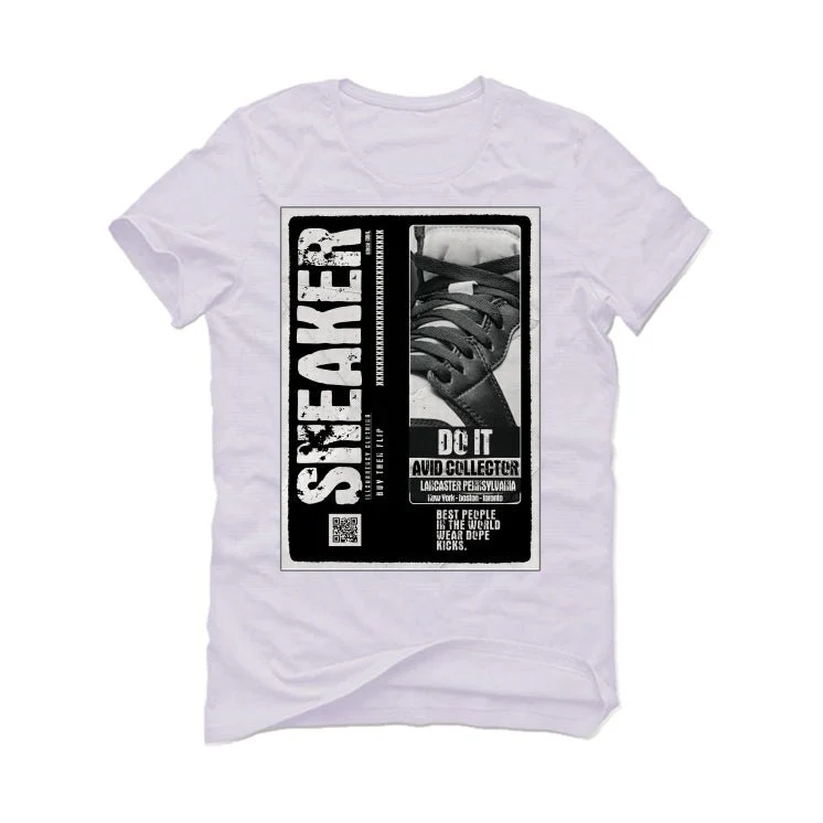 Air Jordan 1 High 85 Black White - White T-Shirt (SNEAKERS COLLECTOR) - Image 2