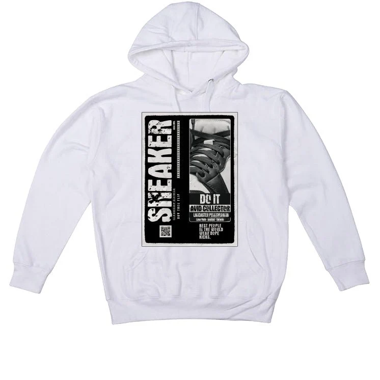 Air Jordan 1 High 85 Black White - White T-Shirt (SNEAKERS COLLECTOR) - Image 3