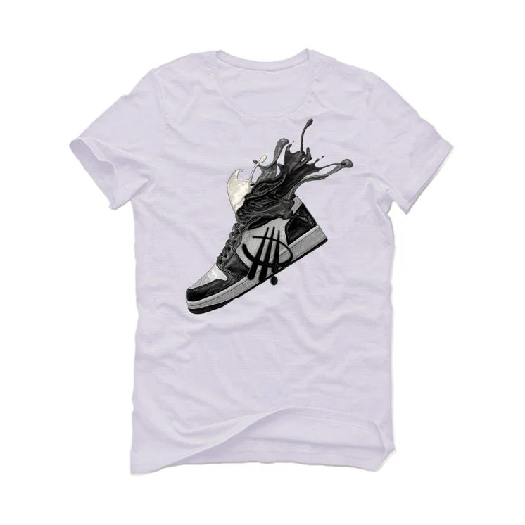 Air Jordan 1 High 85 Black White - White T-Shirt (SPLASH) - Image 2