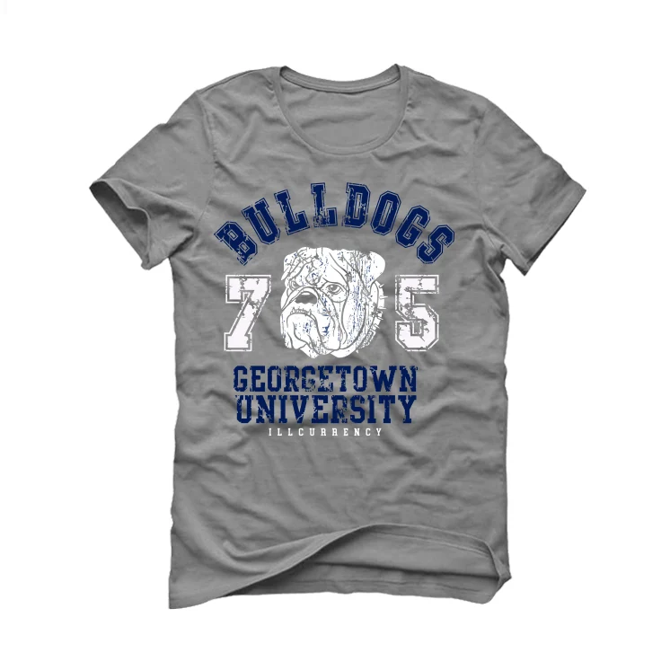 Air Jordan 1 High ‘85 “Georgetown” Grey T-Shirt (Bulldogs) - Image 2