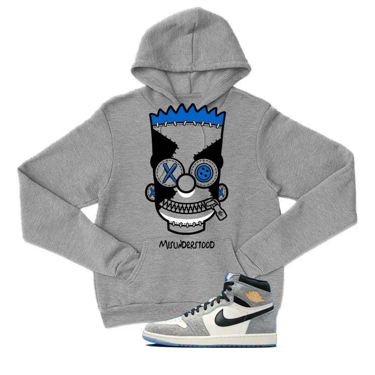 Air Jordan 1 High OG All-Star Matching T-Shirt, Sweatshirts & Hoodies Grey T-Shirt (Misunderstood)| illcurrency - Image 3