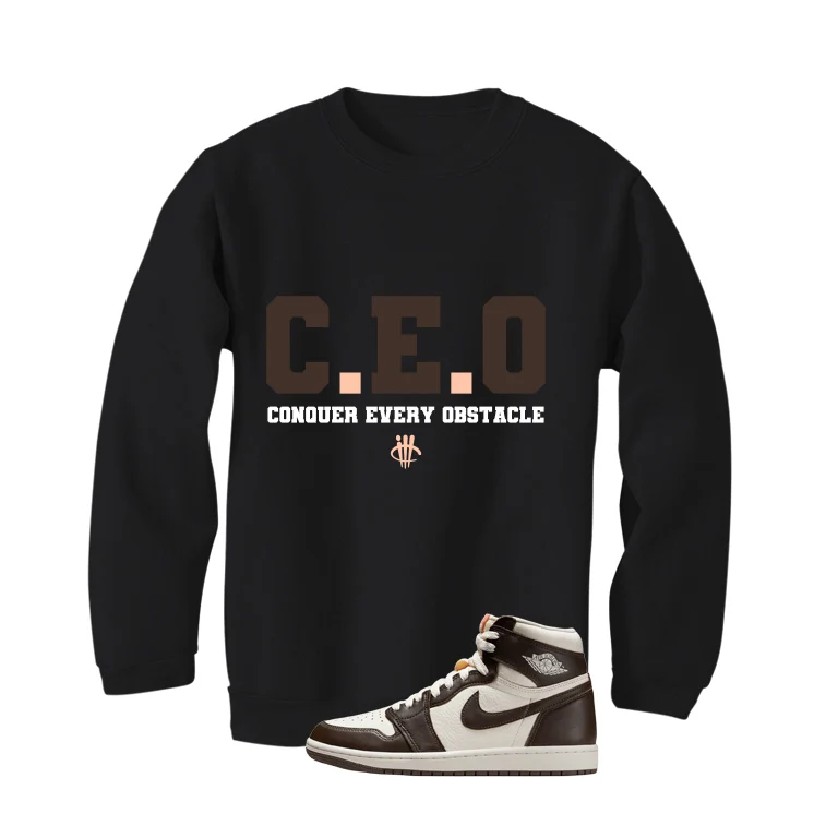 Air Jordan 1 High OG Baroque Brown Black T-Shirt (Ceo)| illcurrency - Image 4