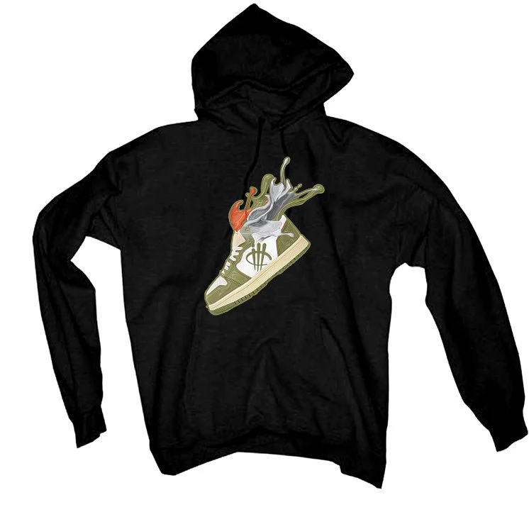 Air Jordan 1 High OG Craft “Celadon” | illcurrency Black T-Shirt (SPLASH) - Image 3