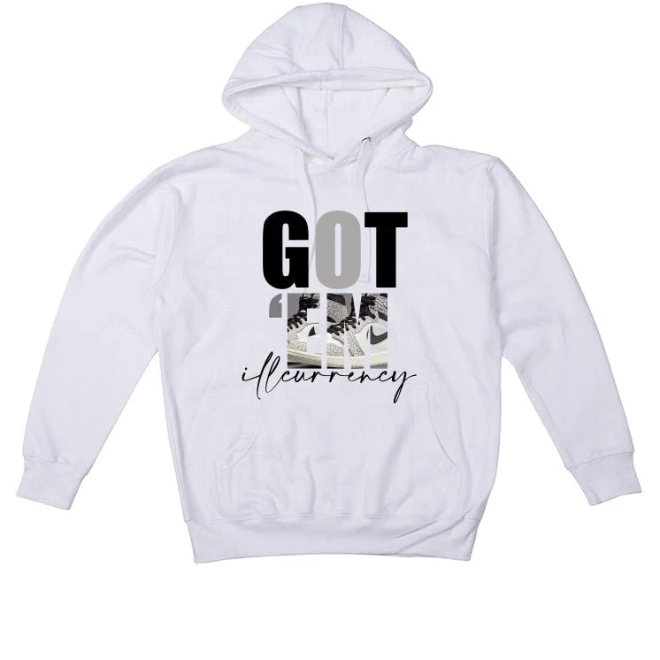 Air Jordan 1 High OG “Elephant” | illcurrency White T-Shirt (Got Em) - Image 3