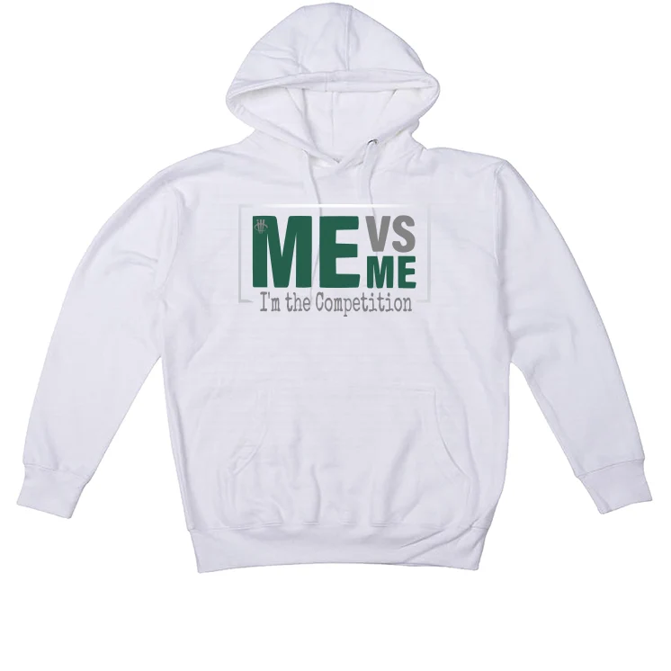 Air Jordan 1 High OG “Gorge Green” White T-Shirt (Me vs Me) - Image 3