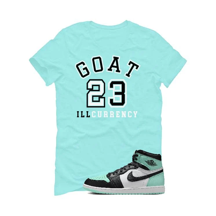 Air Jordan 1 High OG “Green Glow” | illcurrency Mint Green T-Shirt (GOAT 23) - Image 2