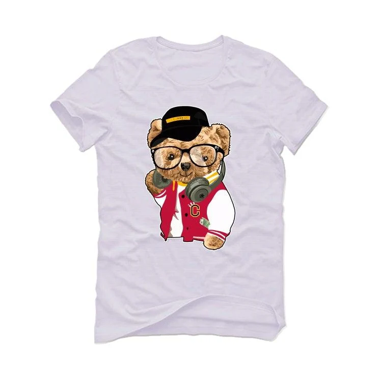 Air Jordan 1 High OG “Light Fusion Red” White T-Shirt (ill C Bear) - Image 2