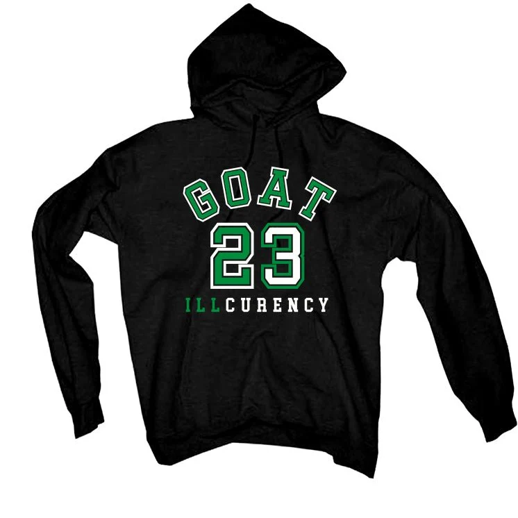 Air Jordan 1 High OG “Lucky Green” | illcurrency Black T-Shirt (GOAT 23) - Image 3