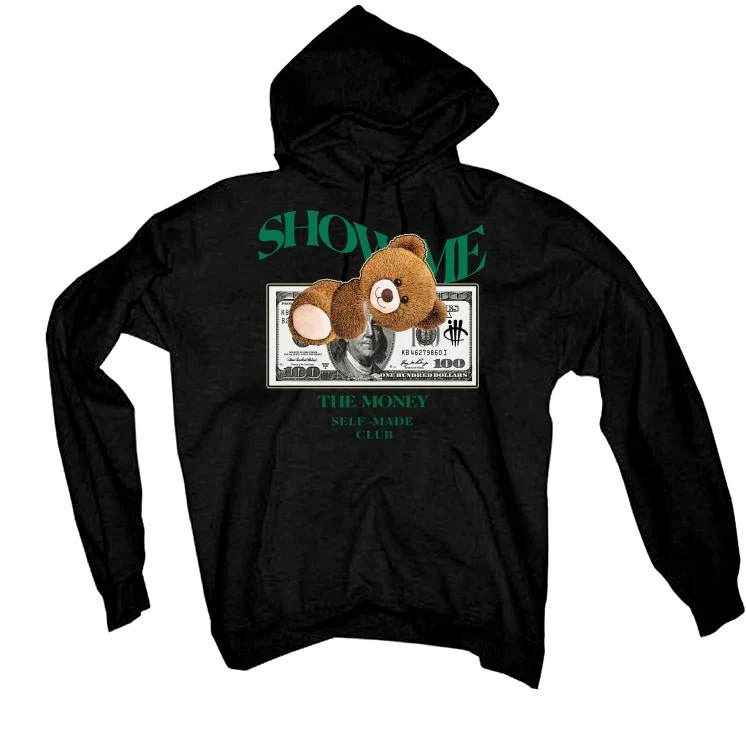 Air Jordan 1 High OG “Lucky Green” | illcurrency Black T-Shirt (SHOW ME) - Image 3