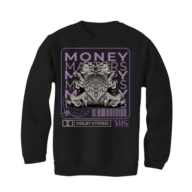 Air Jordan 1 High OG Mauve - Black T-Shirt (MONEY MATTERS) - Image 3