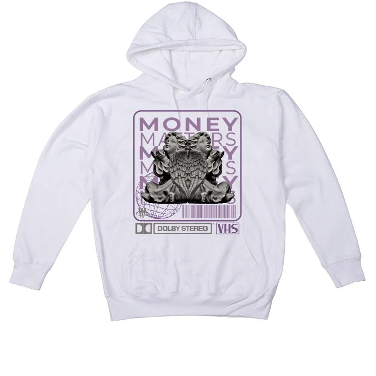 Air Jordan 1 High OG Mauve - White T-Shirt (MONEY MATTERS) - Image 3