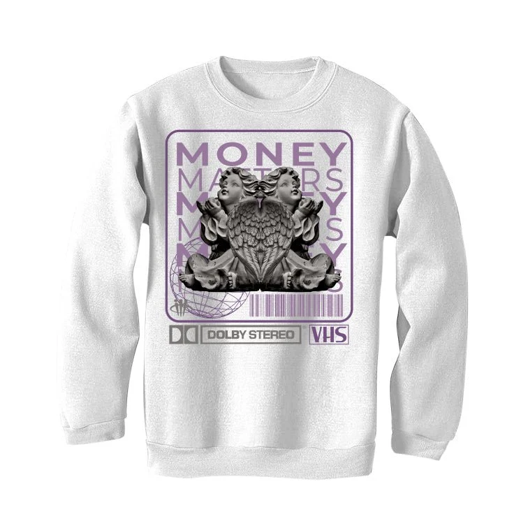 Air Jordan 1 High OG Mauve - White T-Shirt (MONEY MATTERS) - Image 4