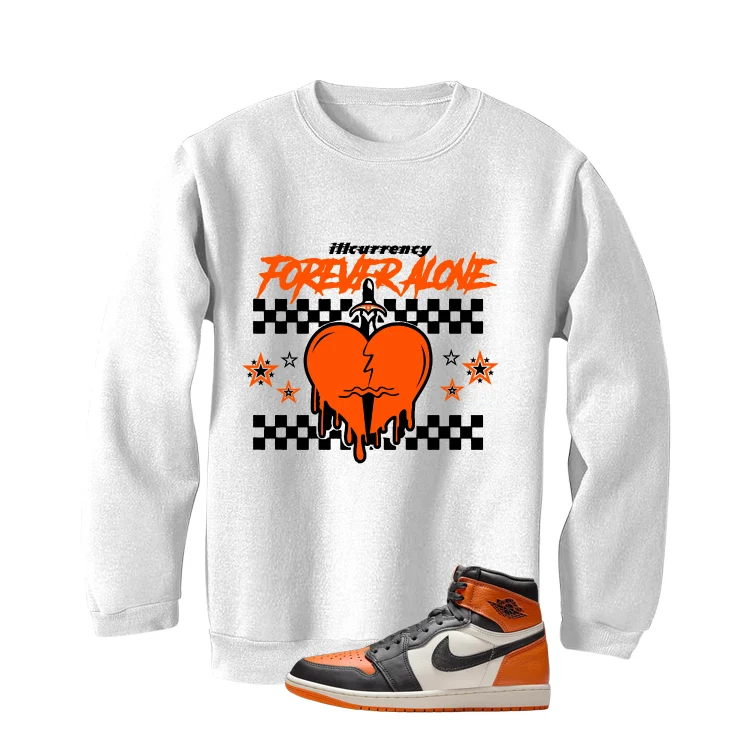 Air Jordan 1 High OG Shattered Backboard White T-Shirt (Forever Alone)| illcurrency - Image 4