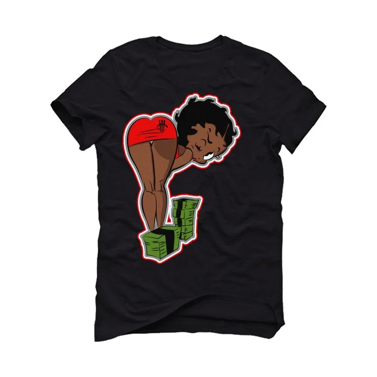 Air Jordan 1 High OG “Spider-Man: Across the Spider-Verse” | ILLCURRENCY Black T-Shirt (BOO) - Image 2