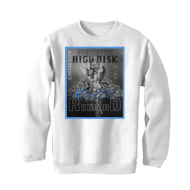 AIR JORDAN 1 HIGH OG “UNIVERSITY BLUE”| ILLCURRENCY White T-Shirt (HIGHER REWARD) - Image 4