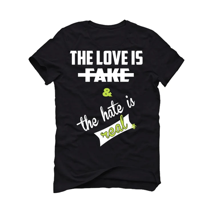 Air Jordan 1 High OG “Visionaire” Black T-Shirt (Love is Fake) - Image 2
