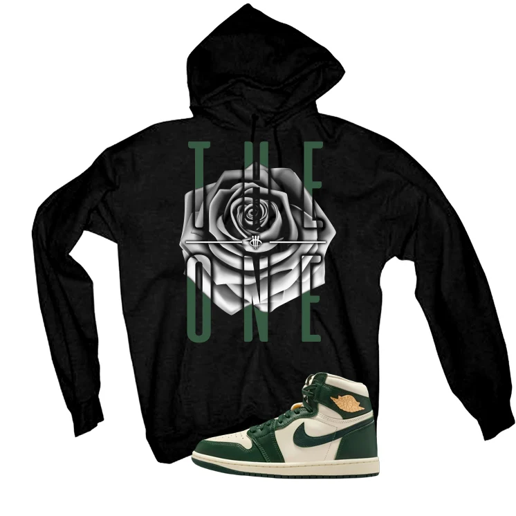 Air Jordan 1 High OG WMNS Fir Matching T-Shirt, Sweatshirts & Hoodies Black T-Shirt (The One)| illcurrency - Image 3