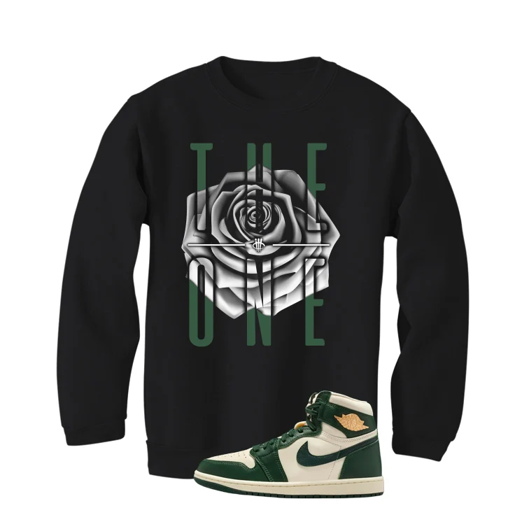 Air Jordan 1 High OG WMNS Fir Matching T-Shirt, Sweatshirts & Hoodies Black T-Shirt (The One)| illcurrency - Image 4