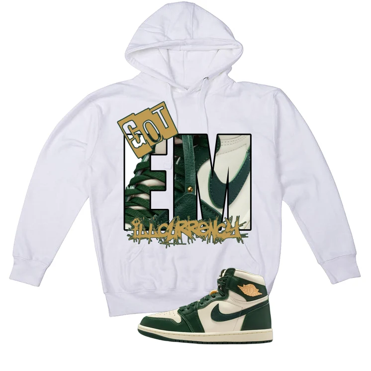 Air Jordan 1 High OG WMNS Fir Matching T-Shirt, Sweatshirts & Hoodies White T-Shirt (GOT EM)| illcurrency - Image 3