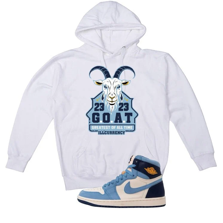 Air Jordan 1 High OG WMNS First in Flight White T-Shirt (GOAT 23)| illcurrency - Image 3