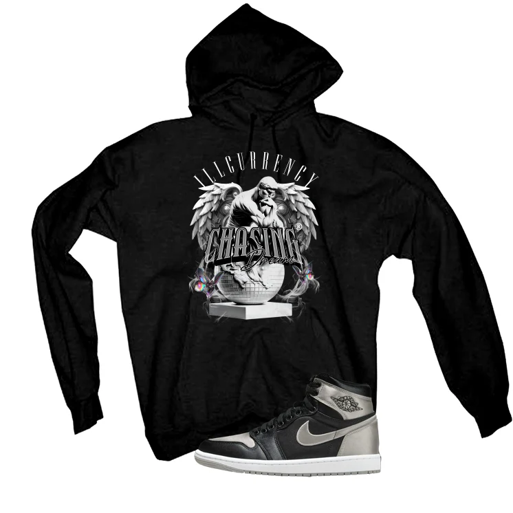 Air Jordan 1 High OG WMNS Satin Shadow Black T-Shirt (Chasing Dreams)| illcurrency - Image 3