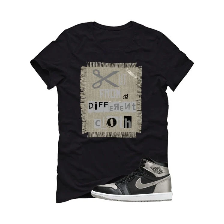 Air Jordan 1 High OG WMNS Satin Shadow Black T-Shirt (Cut from a different cloth)| illcurrency - Image 2