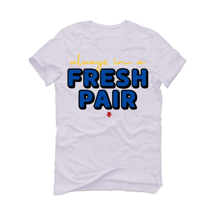 Air Jordan 1 High OG WMNS “Reverse Laney” White T-Shirt (Fresh Pair) - Image 2