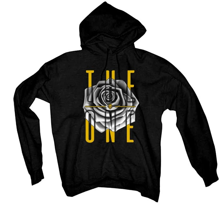 Air Jordan 1 High OG “Yellow Ochre” | illcurrency Black T-Shirt (the one) - Image 3