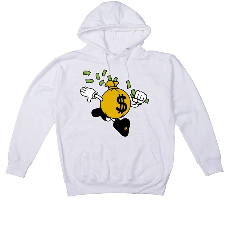 Air Jordan 1 High OG “Yellow Ochre” | illcurrency White T-Shirt (run that) - Image 3