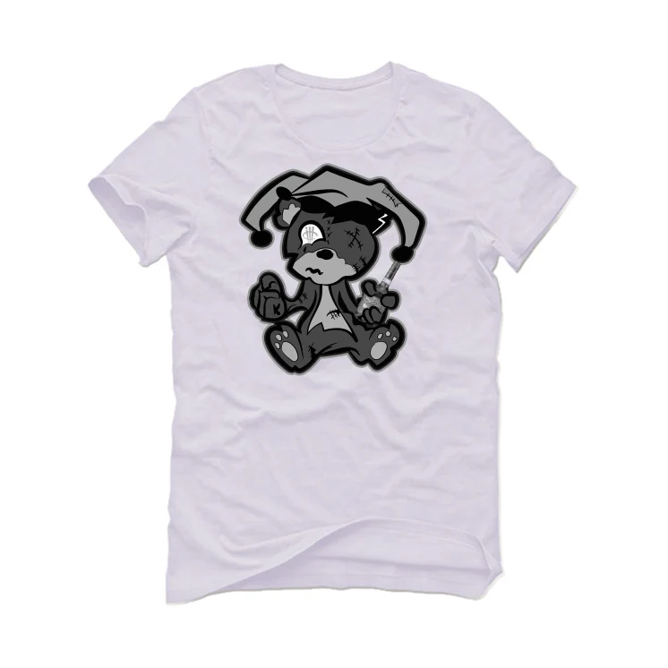 Air Jordan 1 KO Greyscale White T-Shirt (TEDDY) - Image 2