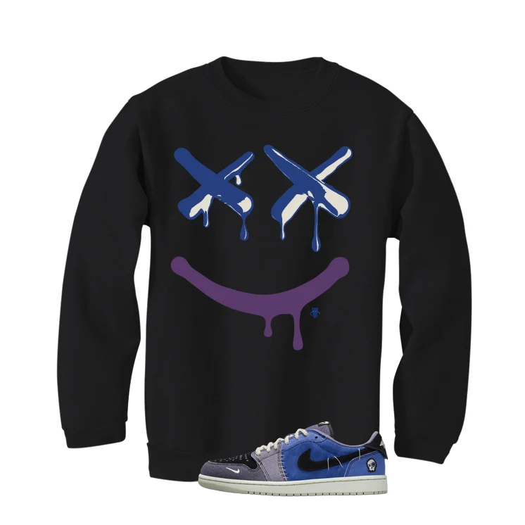 Air Jordan 1 Low OG Voodoo Alternate Matching T-Shirt, Sweatshirts & Hoodies Black T-Shirt (Happy Drip)| illcurrency - Image 4