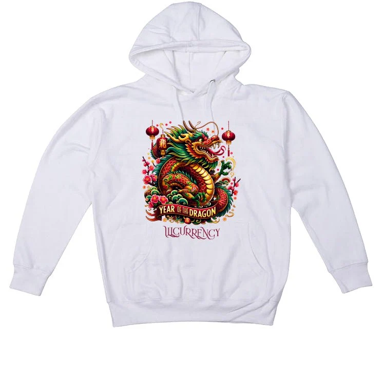 Air Jordan 1 Low OG "Year of the Dragon"  | illcurrency White T-Shirt (Year of the dragon) - Image 3