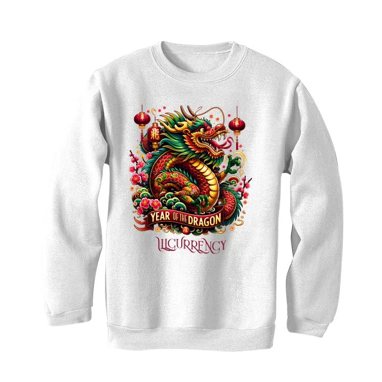 Air Jordan 1 Low OG "Year of the Dragon"  | illcurrency White T-Shirt (Year of the dragon) - Image 4