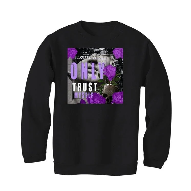 Air Jordan 1 Low SE "Houndstooth" Black T-Shirt (ONLY TRUST MYSELF) - Image 4