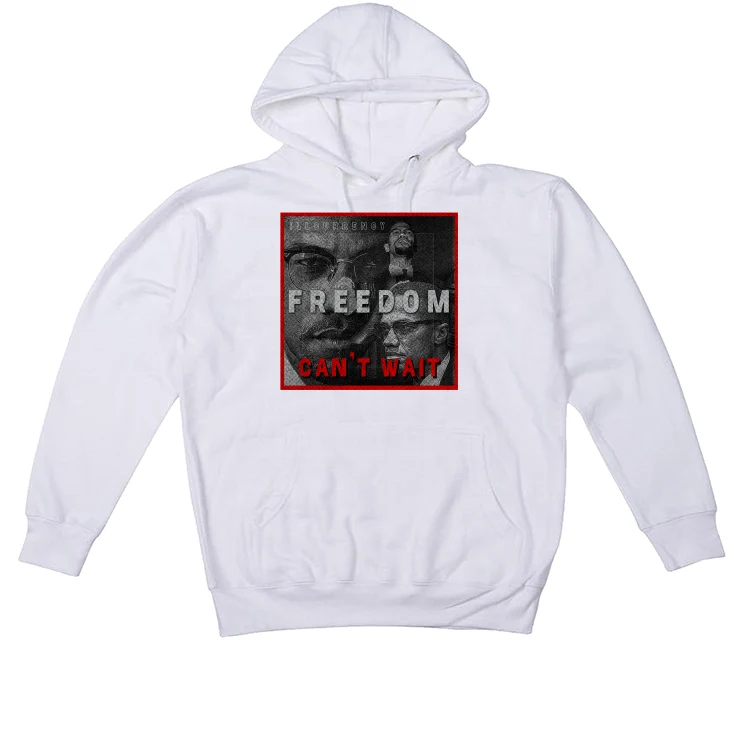 Air Jordan 1 Mid Bred 2022 | ILLCURRENCY White T-Shirt (FREEDOM) - Image 3