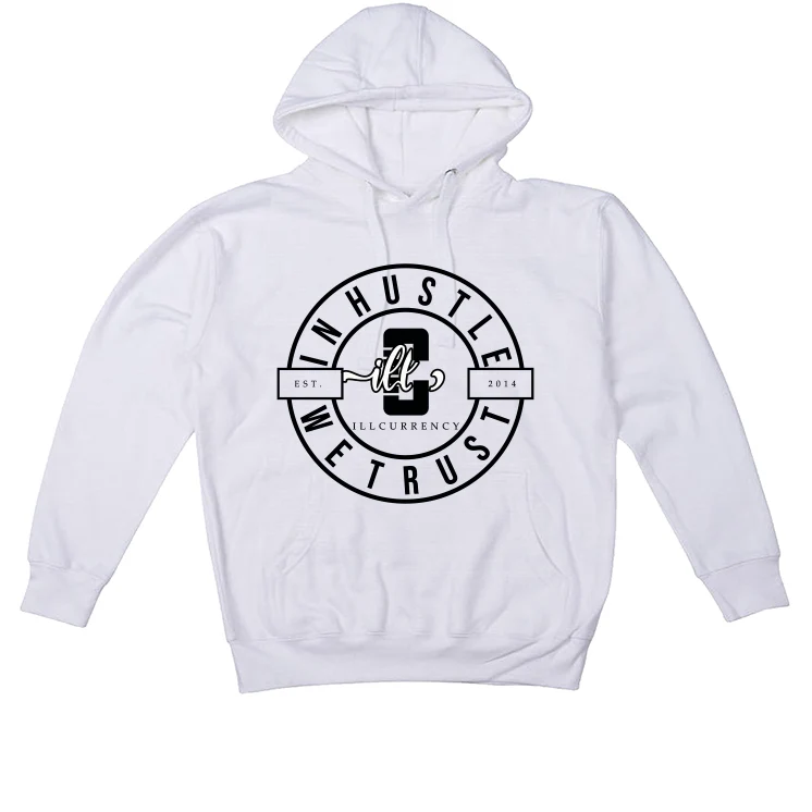 Air Jordan 1 Mid "Diamond" White T-Shirt (In Hustle We Trust) - Image 3