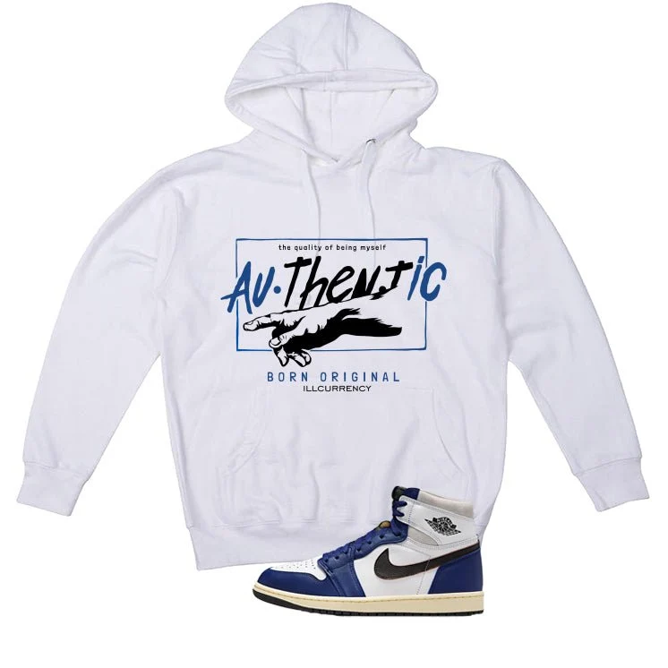 Air Jordan 1 Rare Air Deep Royal Blue White T-Shirt (Authentic)| illcurrency - Image 3