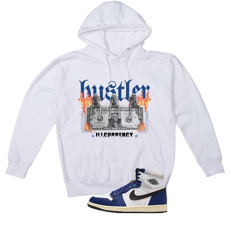 Air Jordan 1 Rare Air Deep Royal Blue White T-Shirt (See No Evil Hustler)| illcurrency - Image 3